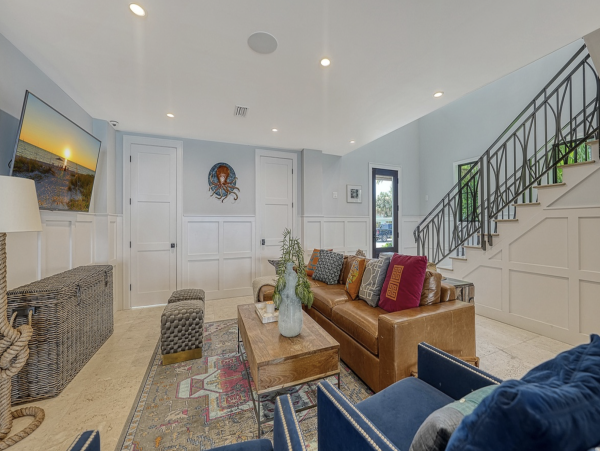 Bayfront Luxury Vacation Rental in Holmes Beach with Private Dock, Pool & Spa